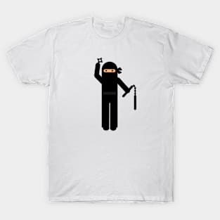 Cute Ninja Soldier Cute Warrior Series T-Shirt